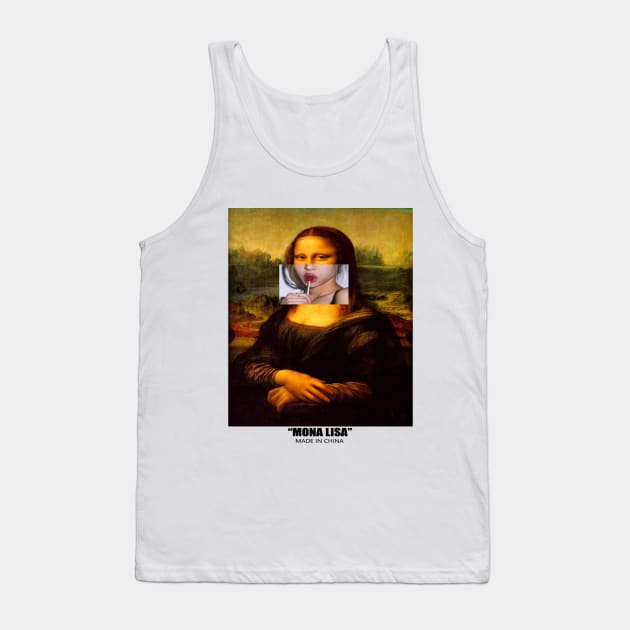 Mona Lisa Tank Top by Qwerty